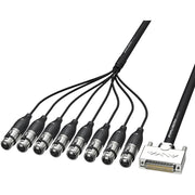 ALVA AI25-8XPRO5 Cavo Analogico multi-core da D-Sub 25 maschio a 8 XLR femmina