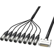 ALVA AO25-8XPRO5 Cavo Analogico multi-core da D-Sub 25 maschio a 8 XLR maschio