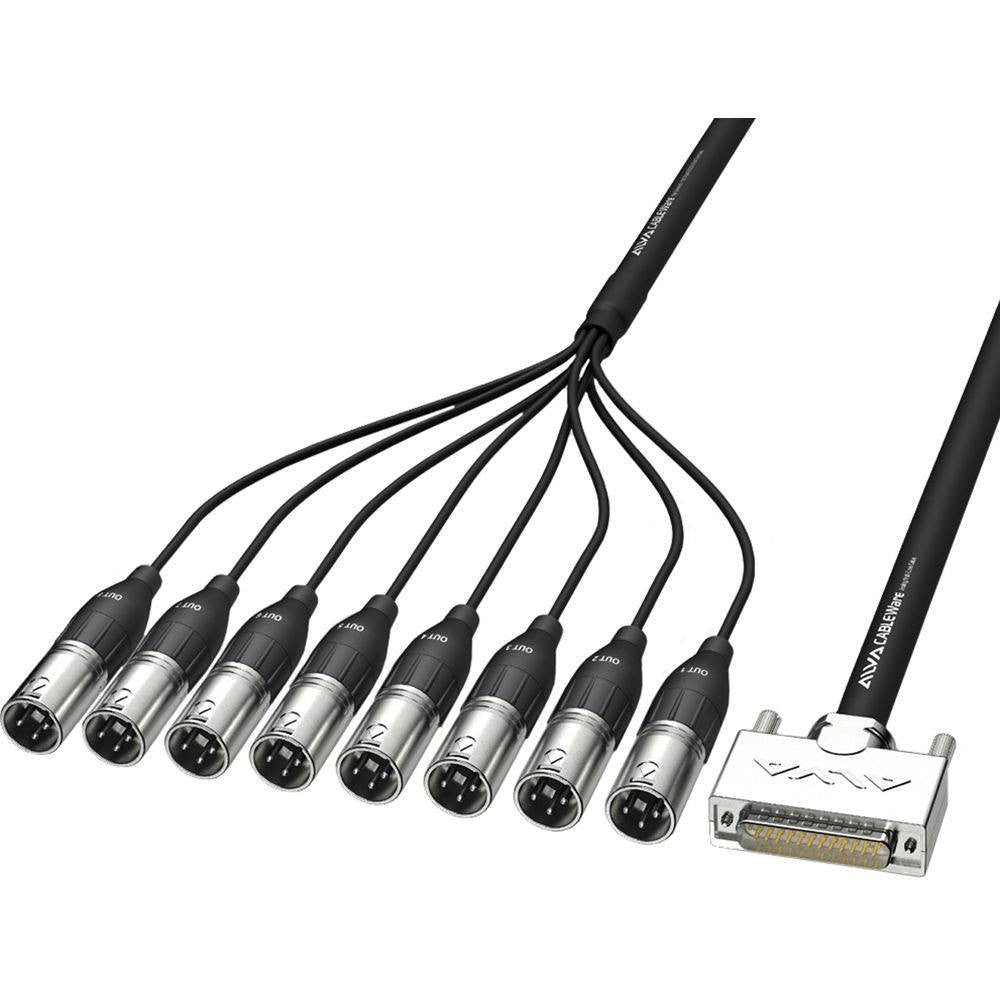 ALVA AO25-8XPRO5 Cavo Analogico multi-core da D-Sub 25 maschio a 8 XLR maschio