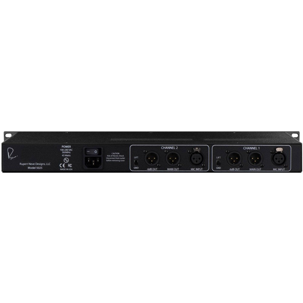 RUPERT NEVE DESIGN 5025 Preamplificador de Micrófono Dual Shelford