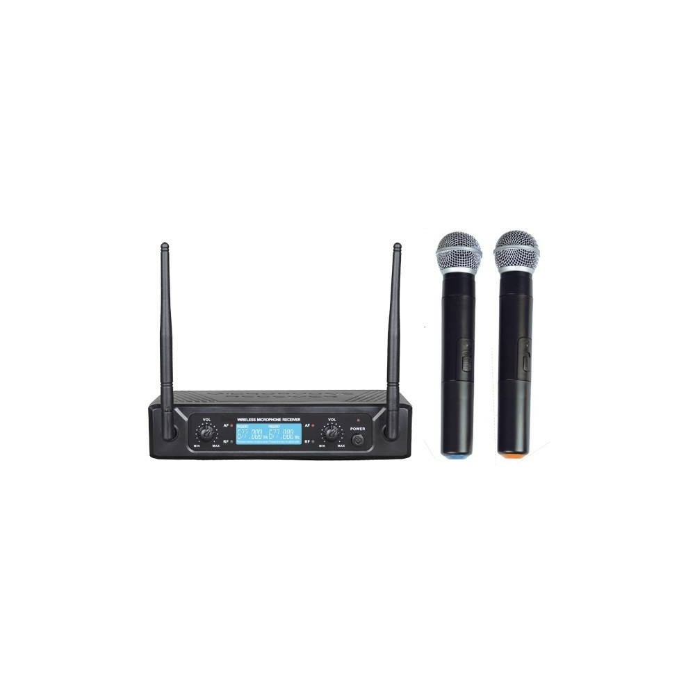 ZZIPP TXZZ502 Set doppio radiomicrofono UHF a frequenza fissa