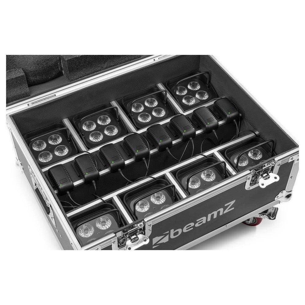 BeamZ FCC10 FlightCase for 8x BBP54 Charg