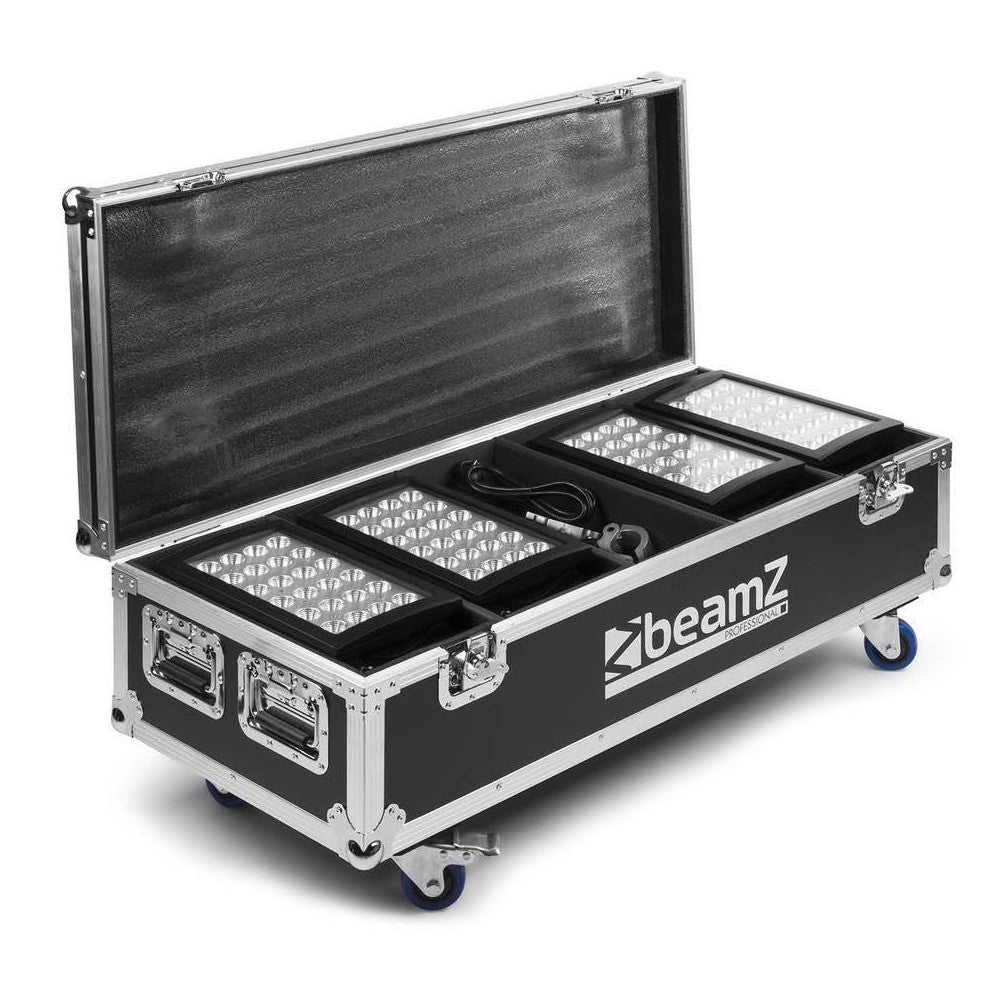 BeamZ FL4 Flightcase 4pcs StarColor240-360