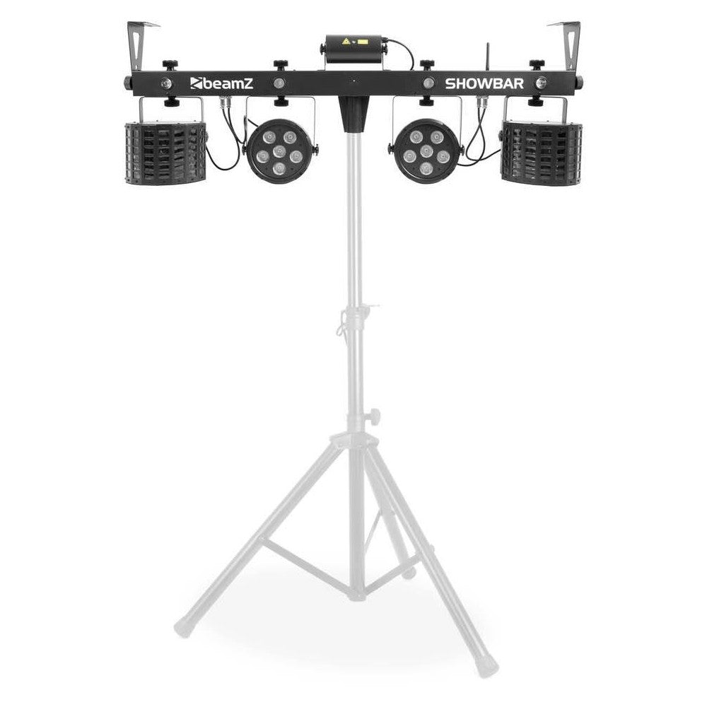 BeamZ ShowBar 2 x117 6x6in 2xDerby, 123