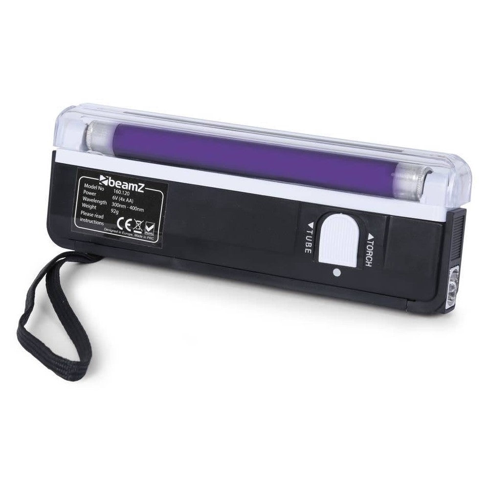 BeamZ BUV15TL UV-Set antorcha de 6 pulgadas, negra