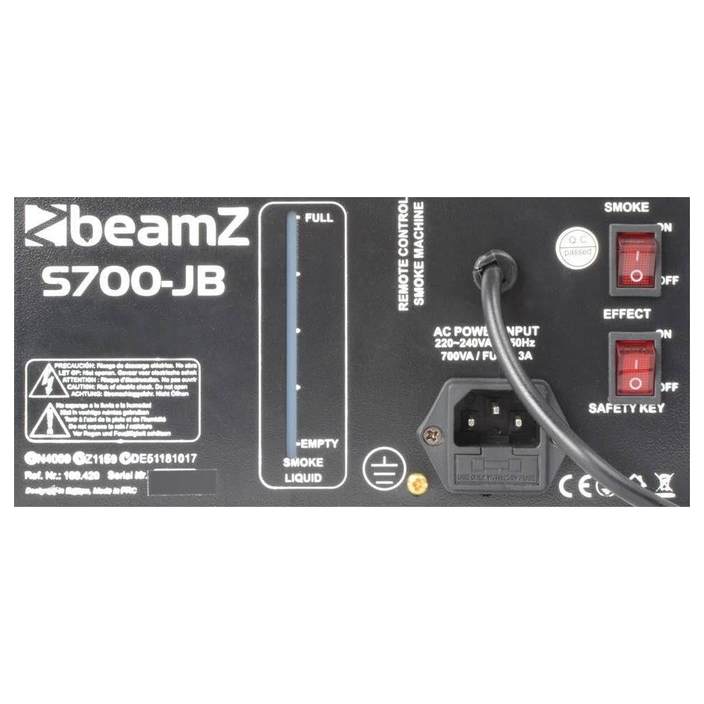 BeamZ S700-JB Macchina del Fumo con Jelly LED