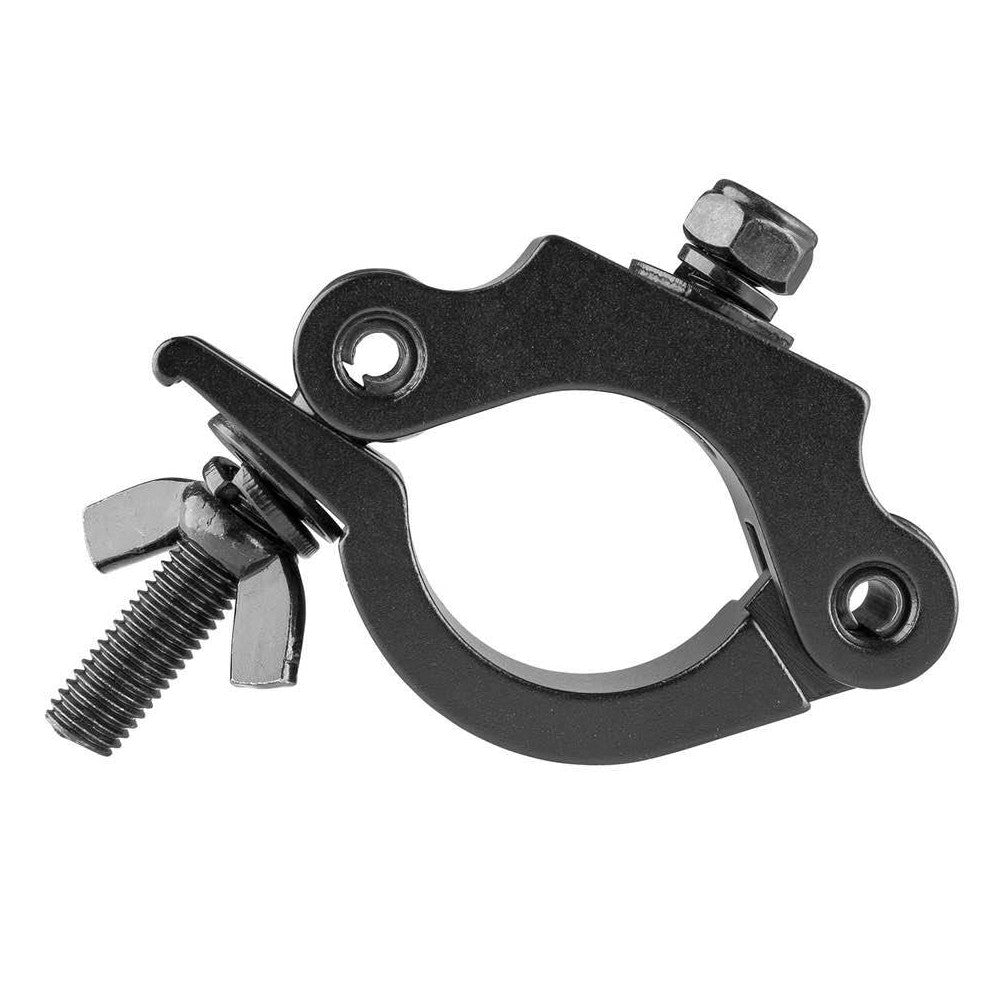 BeamZ BC50B-200 Half Coupler Silver 200kg Black.