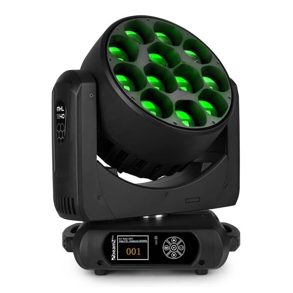BeamZ MHL1240 Moving Head Zoom 12x40W 2p FC