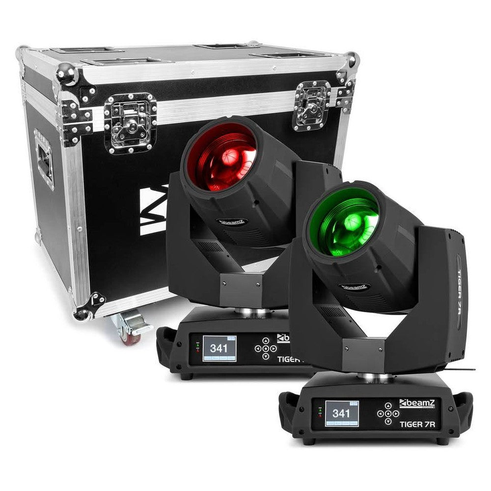 BeamZ Tiger 7R Moving Head 2pcs FC
