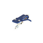ORTOFON OM SCRATCH WHITE ON SH4 BLUE HEADSHELL
