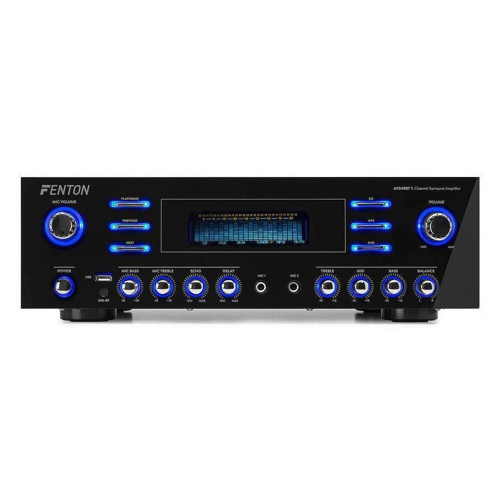 FENTON AV340BT Amplificatore surround a 5 canali