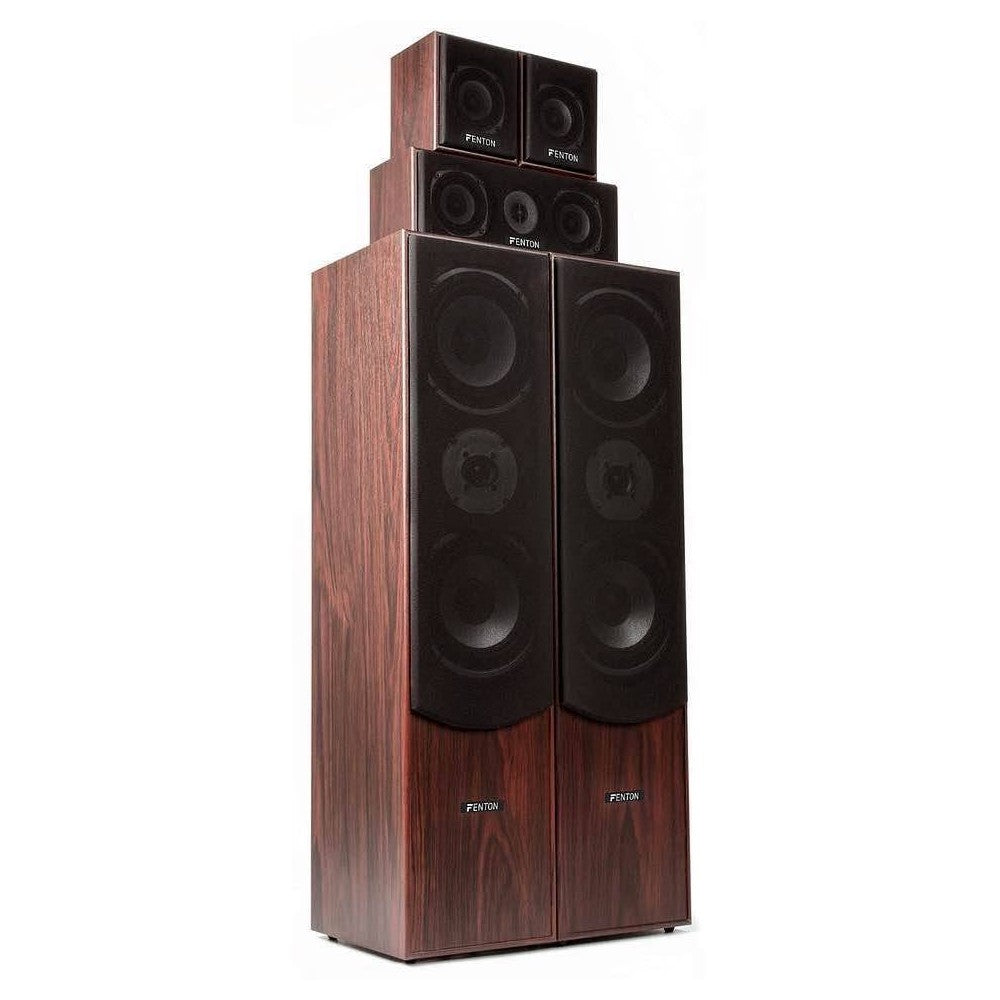 Sistema de cine en casa Fenton HF5W 5.0 nogal