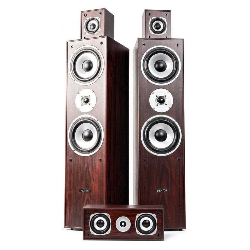 Sistema de cine en casa Fenton HF5W 5.0 nogal