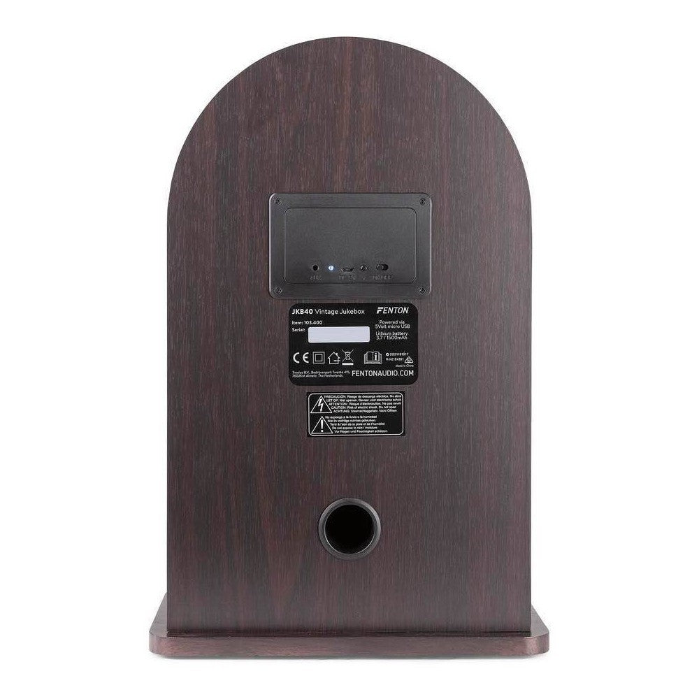 Fenton JKB40 Vintage Jukebox BT, Batt, USB