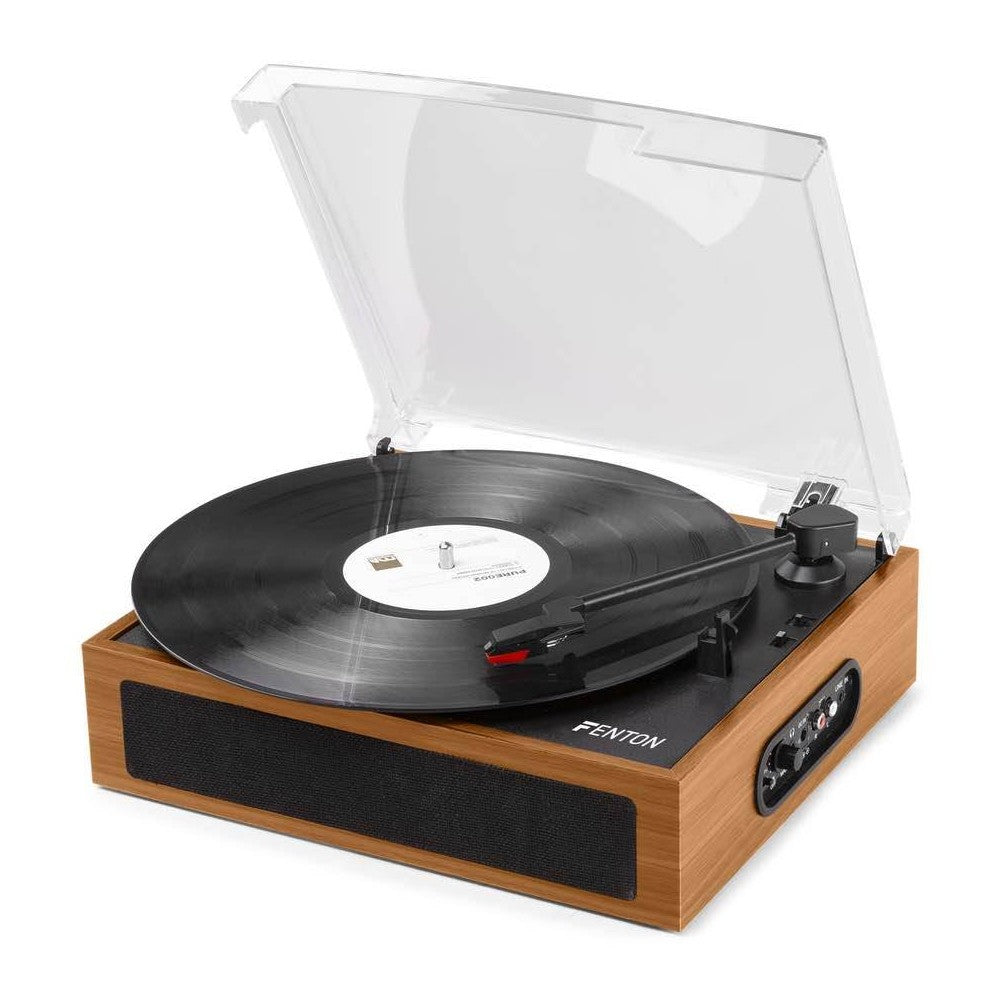 Fenton RP170L Record Player+Case Wood