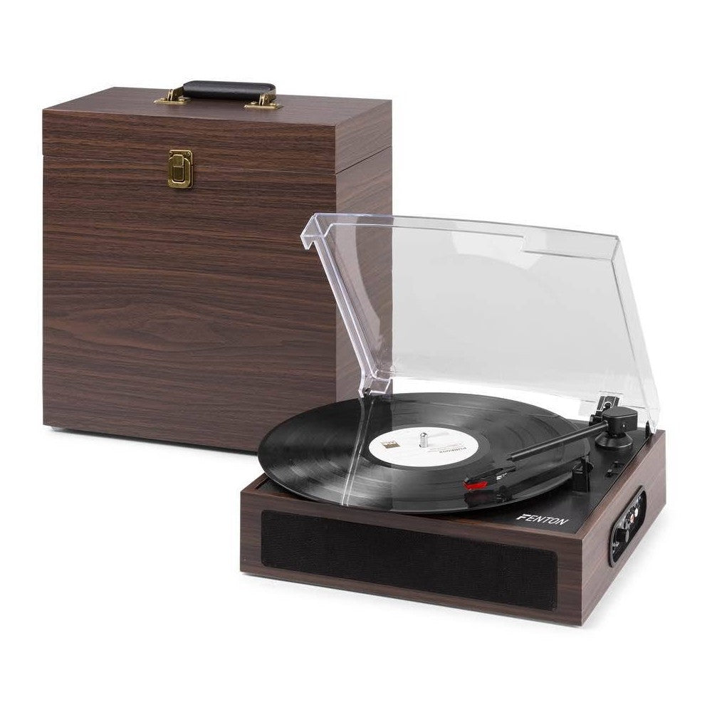 Fenton RP170D Tocadiscos con maleta de transporte Darkwood