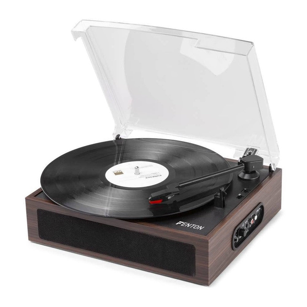 Fenton RP170D Tocadiscos con maleta de transporte Darkwood
