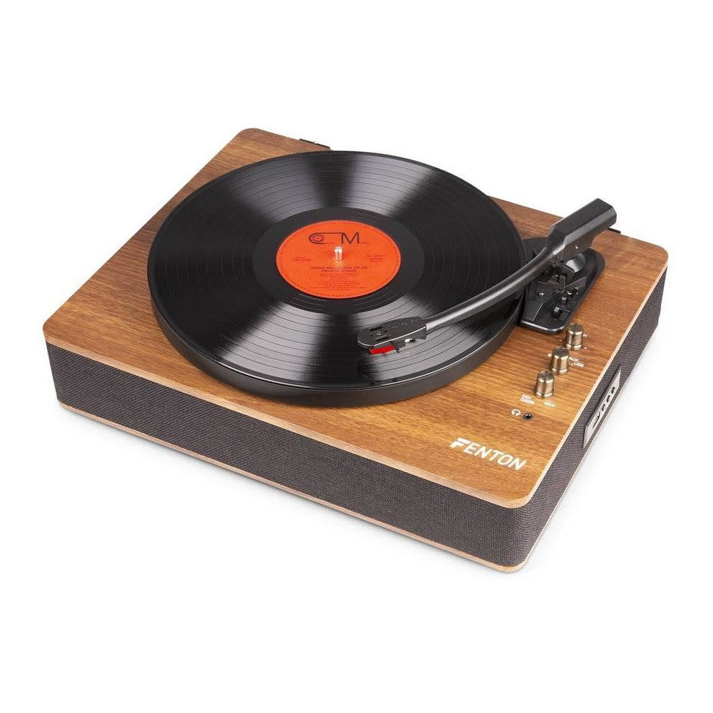 Fenton RP162 Record PlayerHQ BT WalnutWood