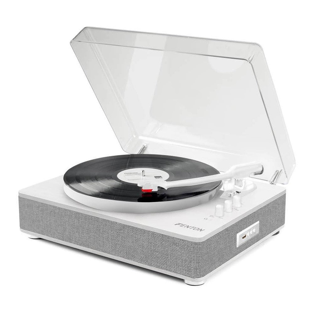 Fenton RP162W Record Player HQ BT White