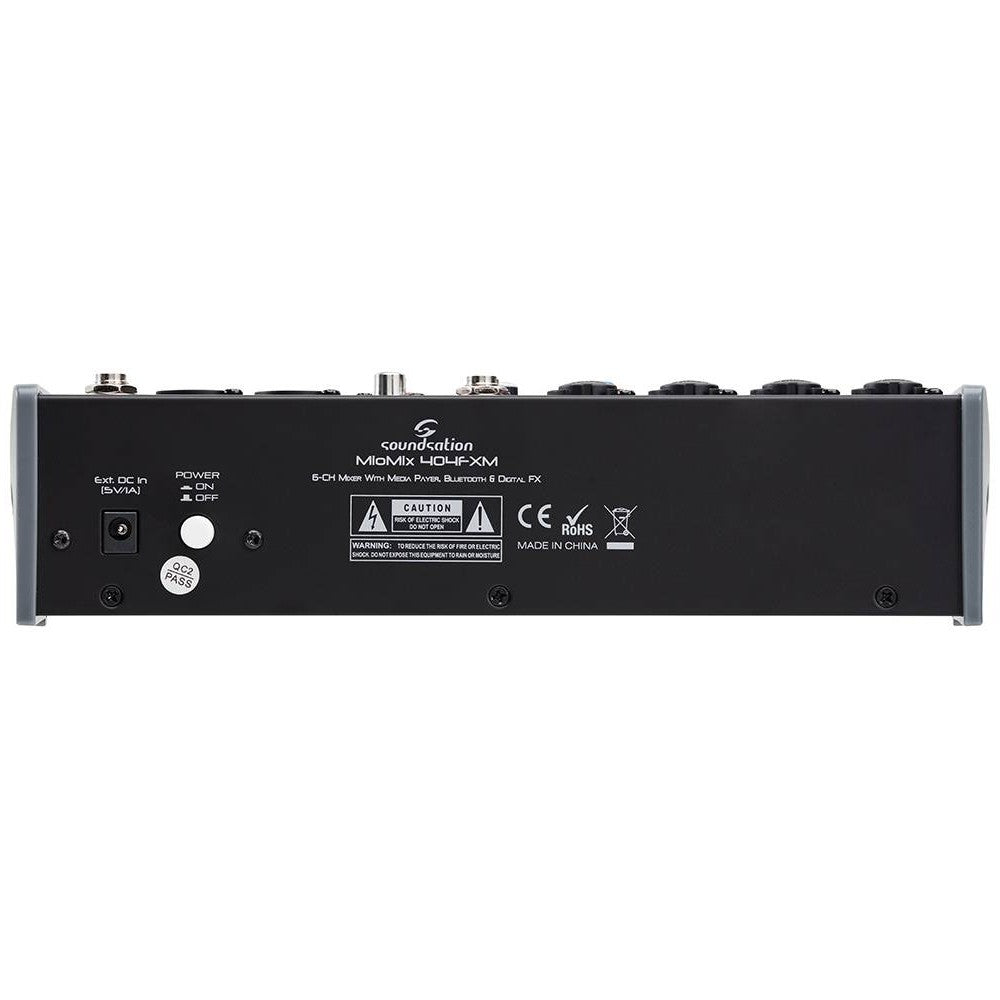 SOUNDSATION MIOMIX 404FXM Mixer a 6 Canali con Multi-Effetto Digitale