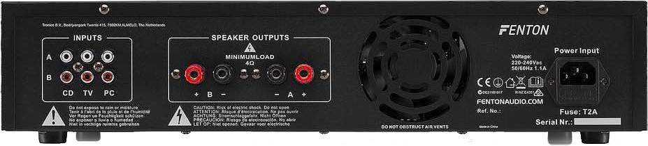 Fenton FPL1000 Dig.Amplifier BT MP3 LED EQ