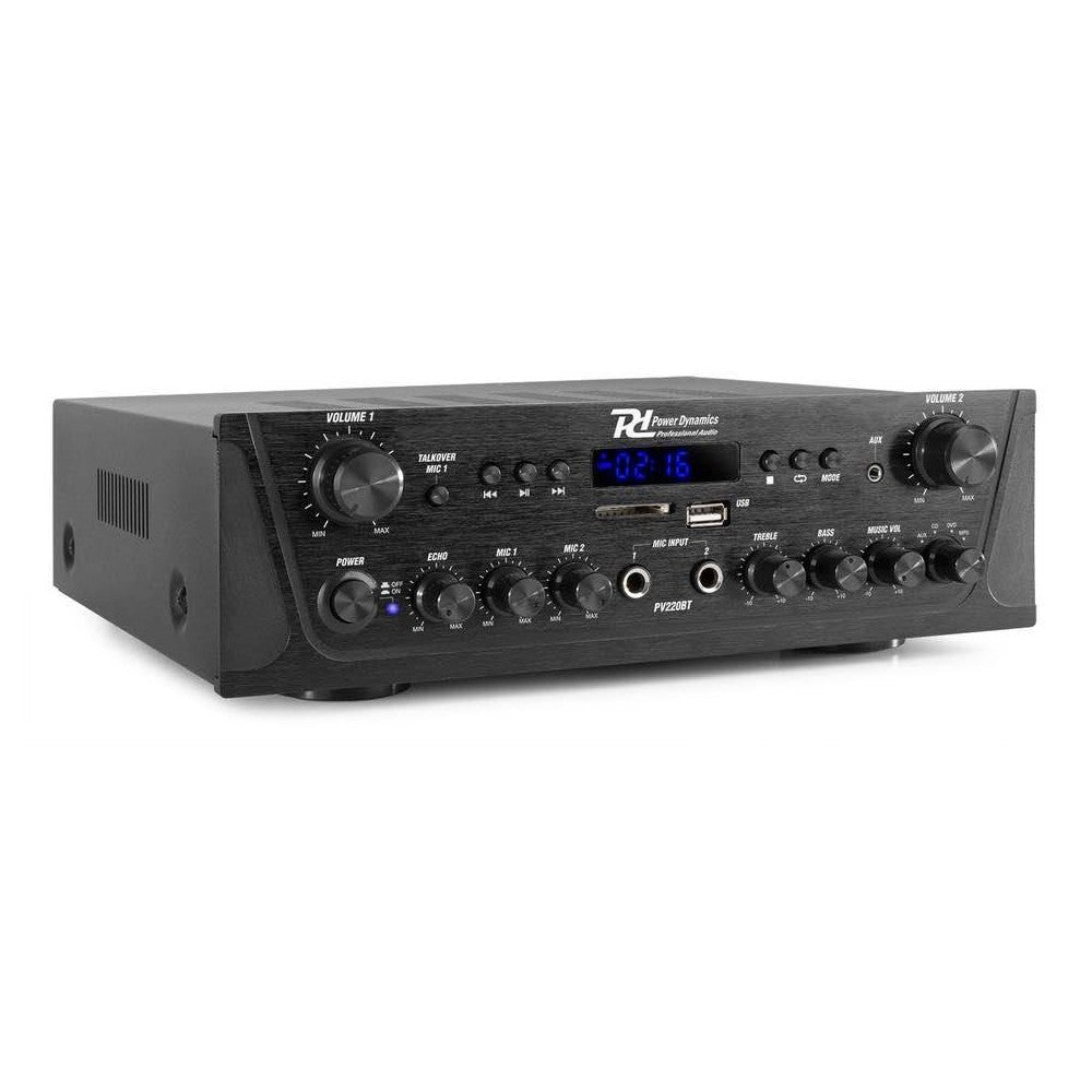 Power Dynamics PV220BT 2-channel Amplifier 2x100W BT