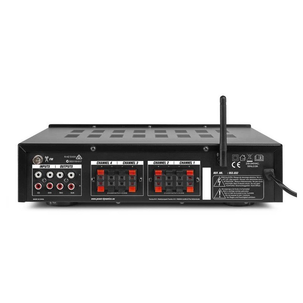Power Dynamics PV240BT 4CH Ampl.System 4x100W