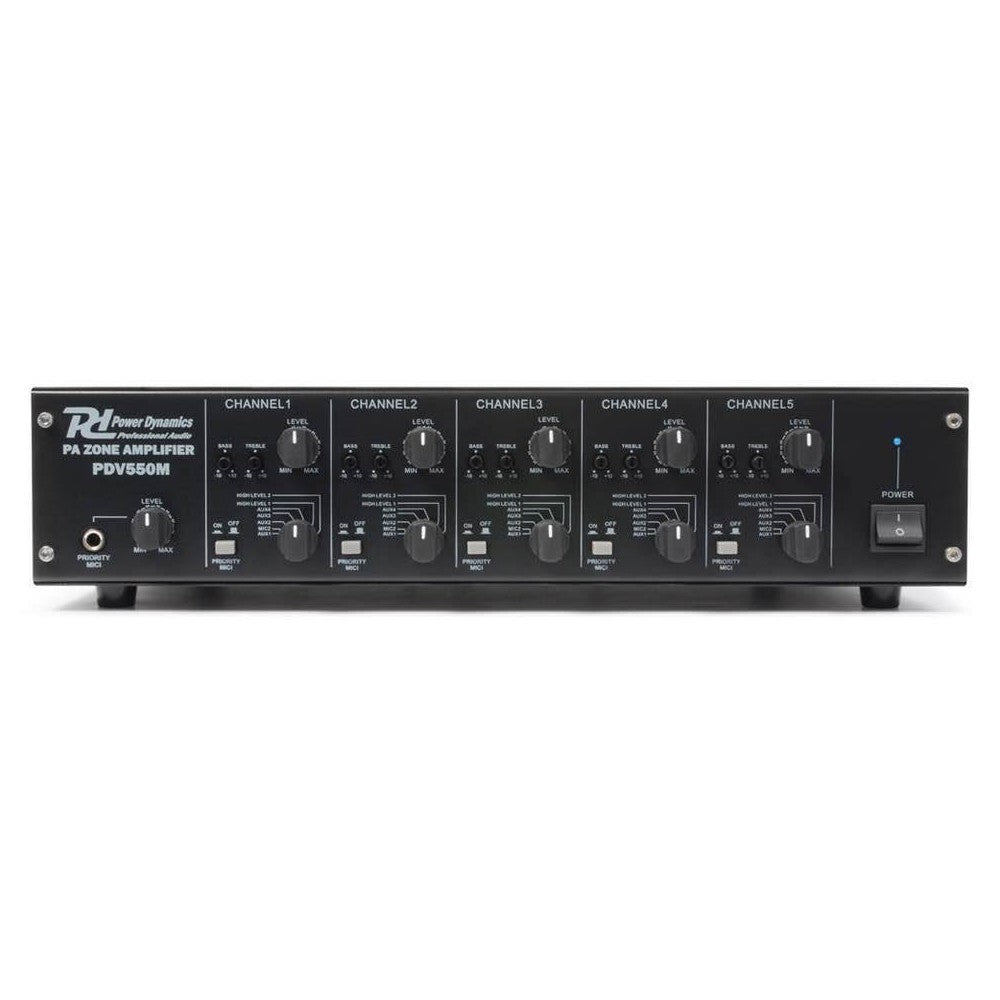 Power Dynamics PDV550M 100V 5ZMatrix amplificador 5x50W