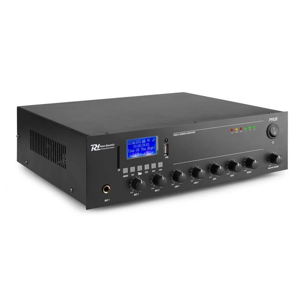 Power Dynamics PPA30 Amplifier 30W/100V BT