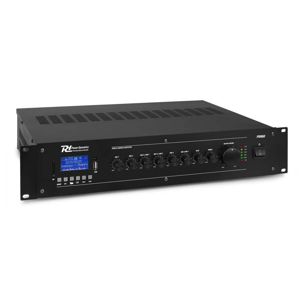 Power Dynamics PRM60 60W/100V Amplifier
