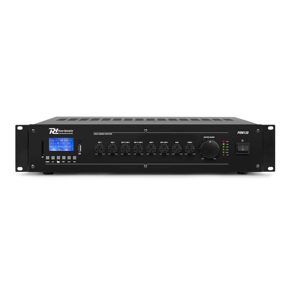 Power Dynamics PRM120 Amplificatore 120W/100V