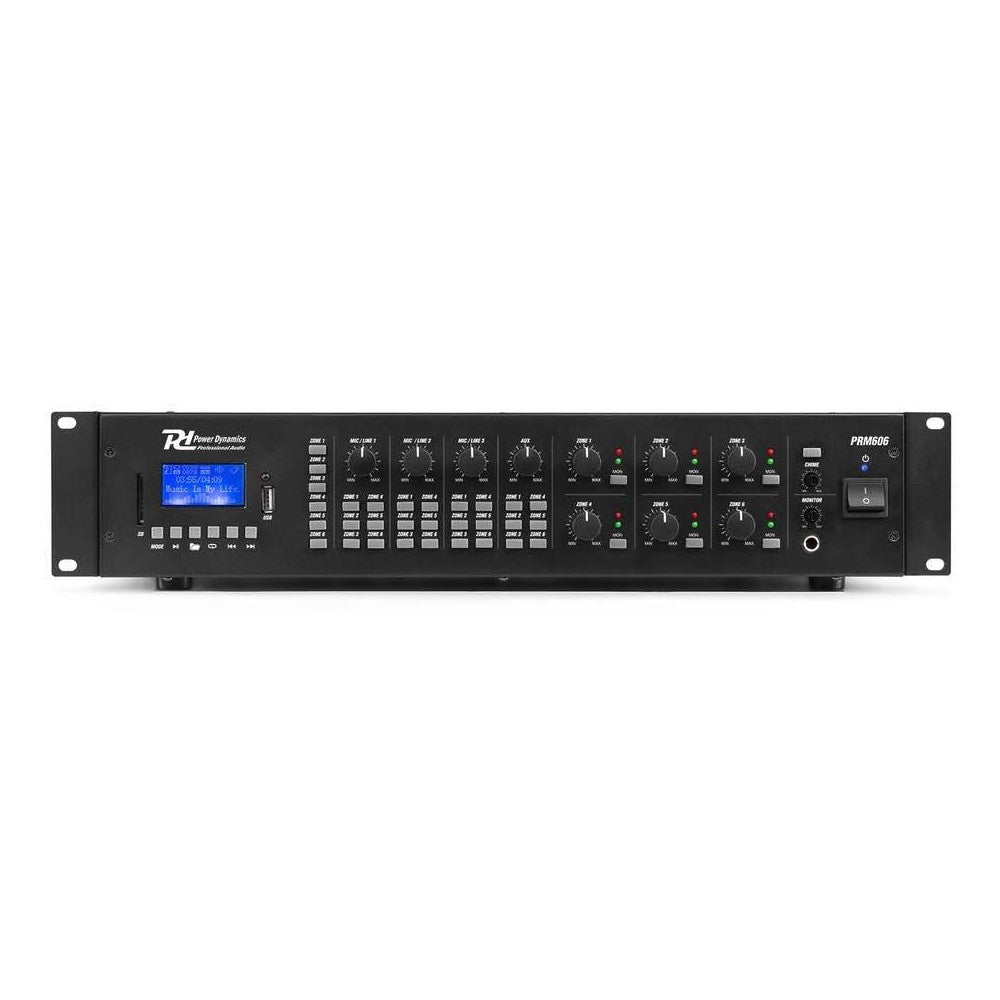 POWER DYNAMICS PRM606 Amplificatore Matrice 60W/100V 6 Zone