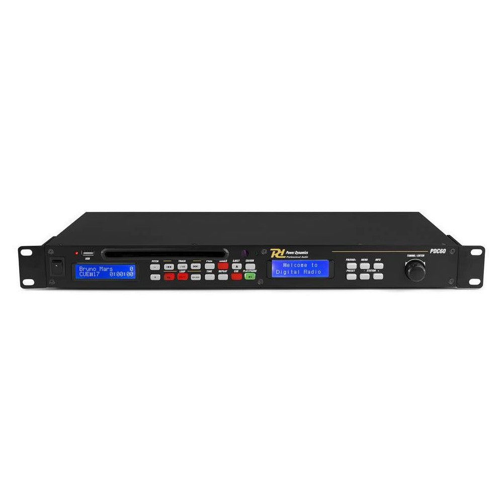 Power Dynamics PDC-60 Lettore CD/USB e Sintonizzatore FM/DAB+