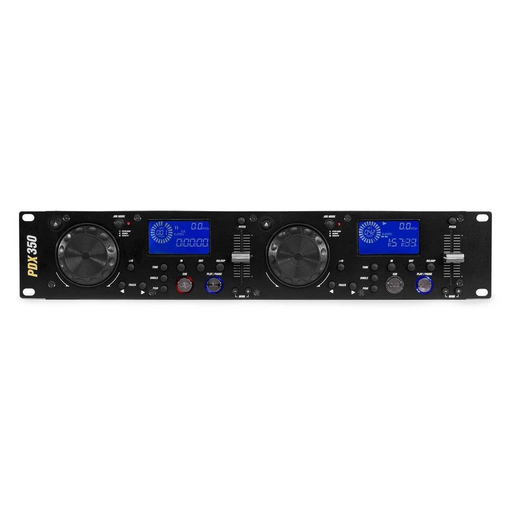 Reproductor doble de CD/MP3/USB Power Dynamics PDX350