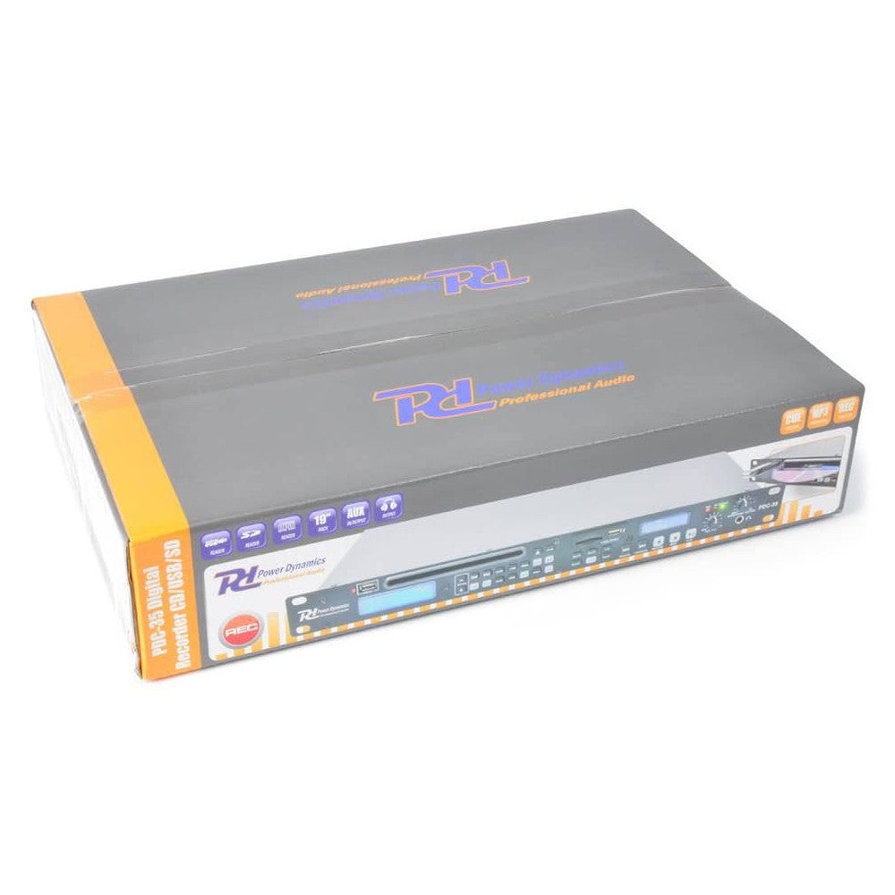 Grabador digital Power Dynamics PDC-35, CD/USB/SD
