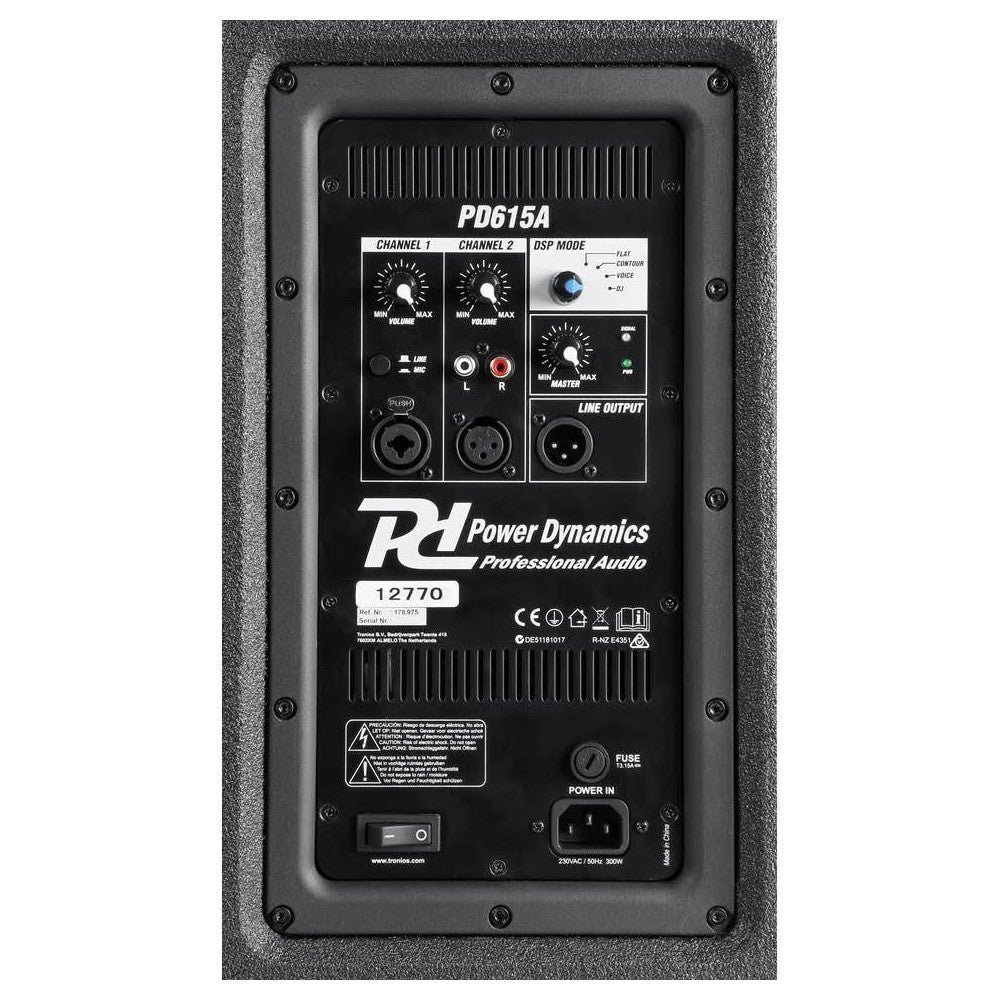 Power Dynamics PD615A PD. Speak Act.15" 500W DSP