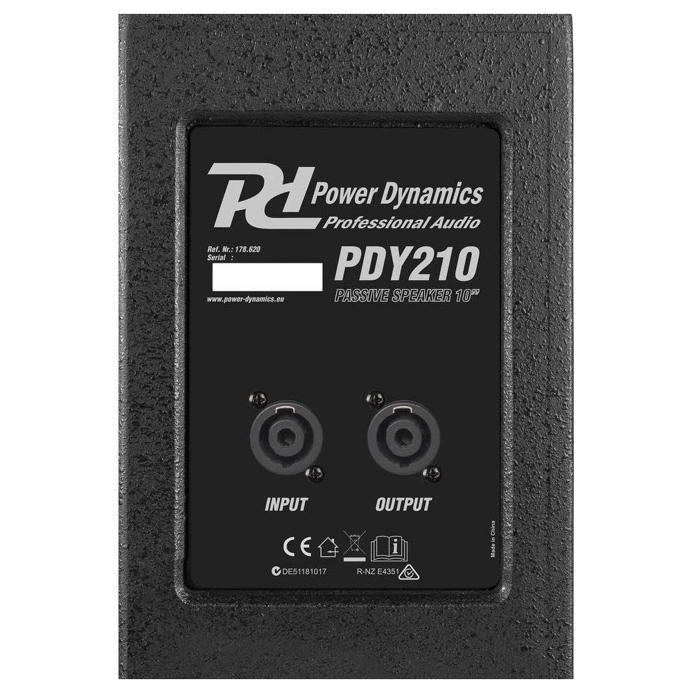 Power Dynamics PDY210 Passive Speaker10"400W