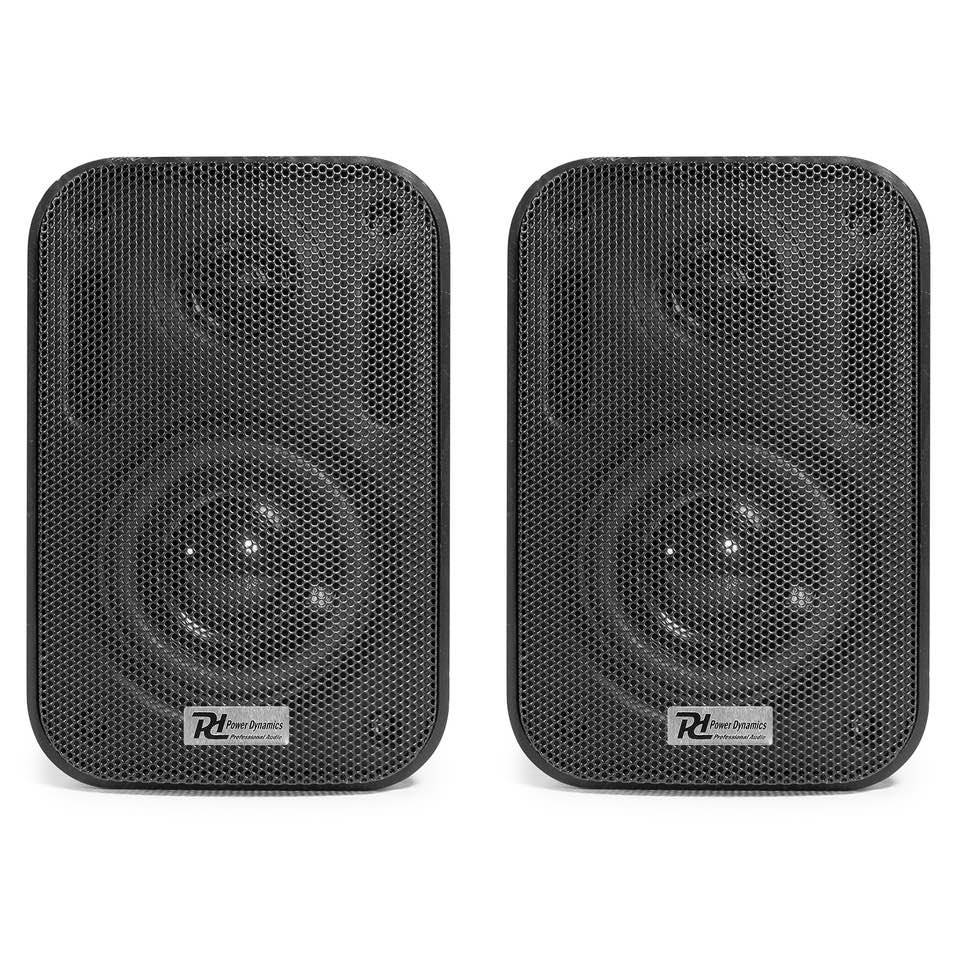 Power Dynamics BGO30V Speak.Set 3"" 60W IP56  Bl.