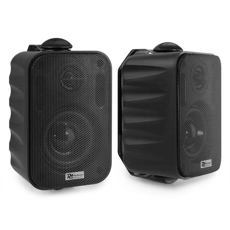 Power Dynamics BGO30V Speak.Set 3"" 60W IP56 Bl.