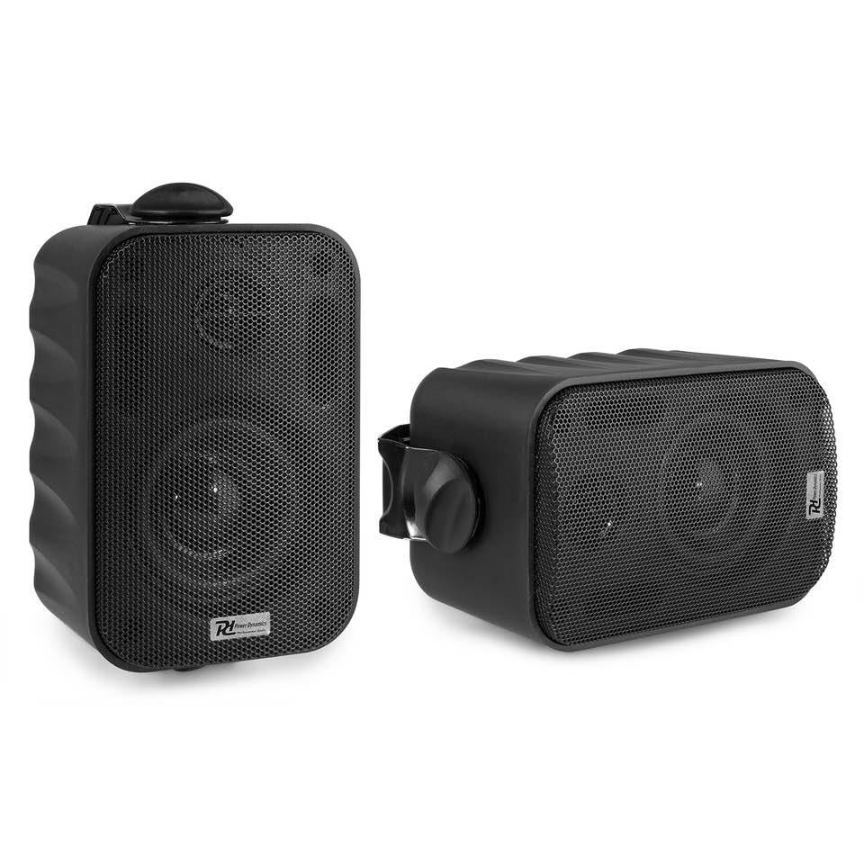 Power Dynamics BGO30V Speak.Set 3"" 60W IP56  Bl.
