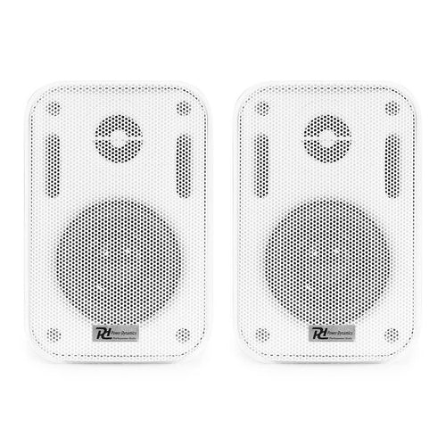 Power Dynamics BGO30V 3" 60W IP56 White Speaker Set