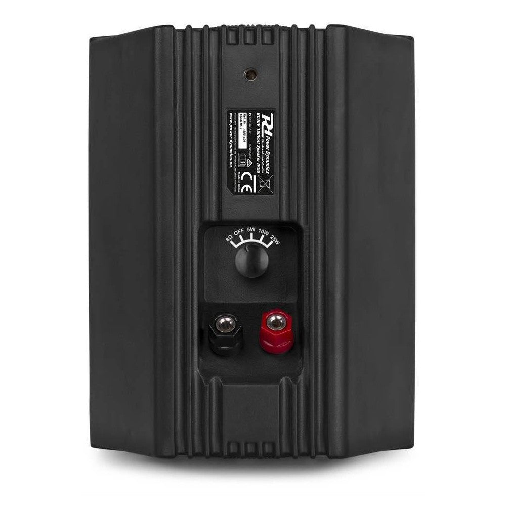 Power Dynamics BC40V Altavoces de Instalación de 4" 100W/100V IP56 Negros