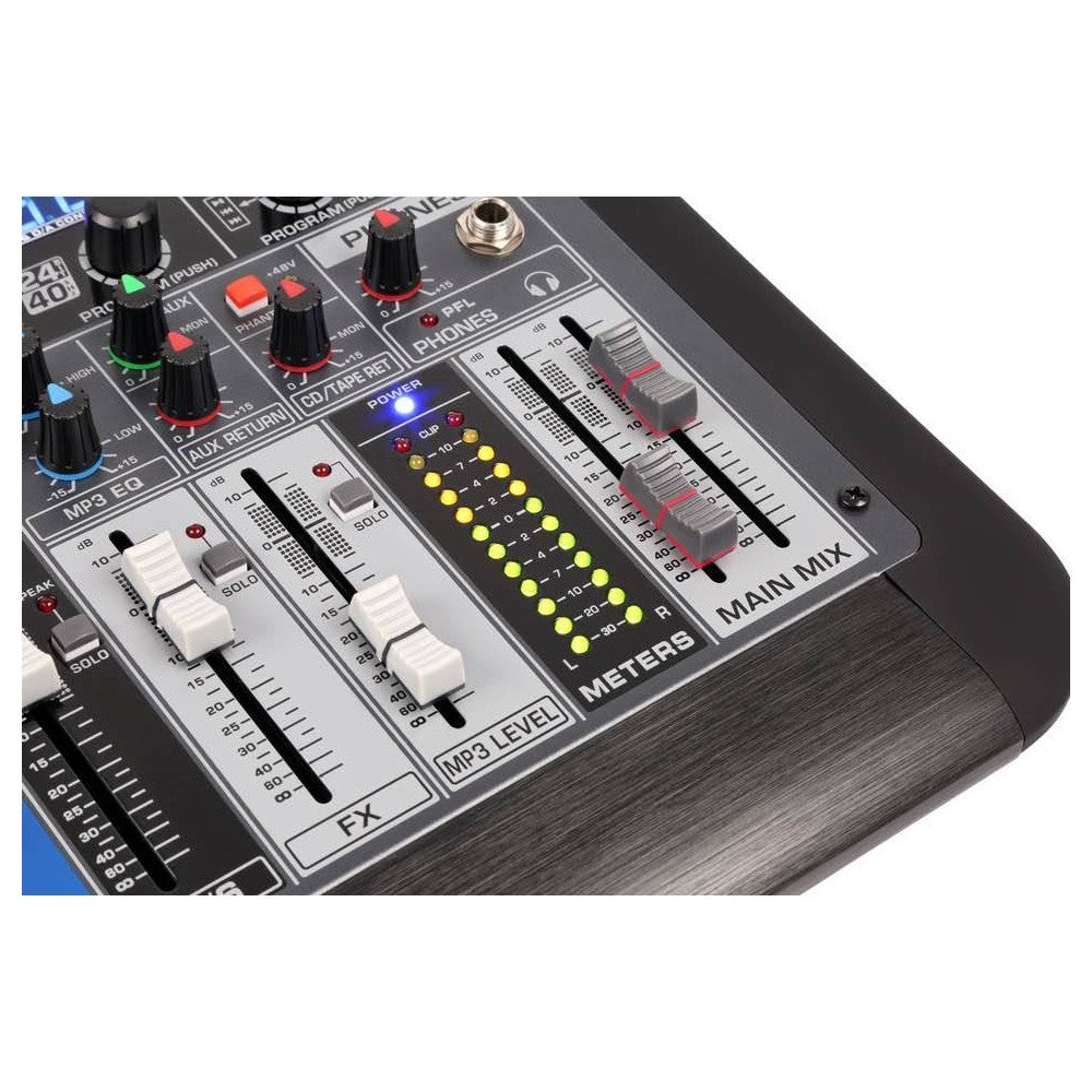 Power Dynamics PDM-S604 6-Channel Mixer with DSP/MP3