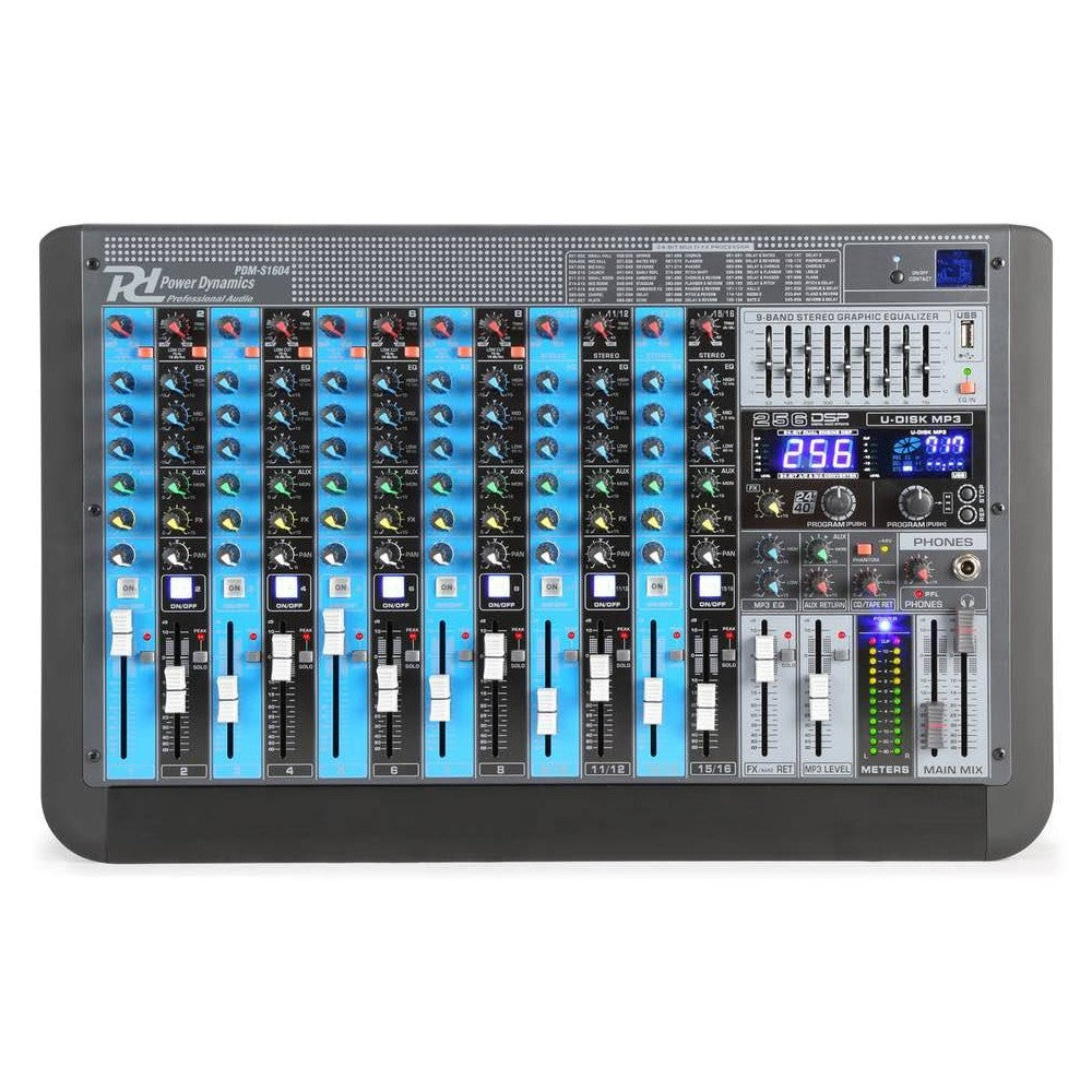 Power Dynamics PDM-S1604 Stage 232 16-Channel DSP/MP3