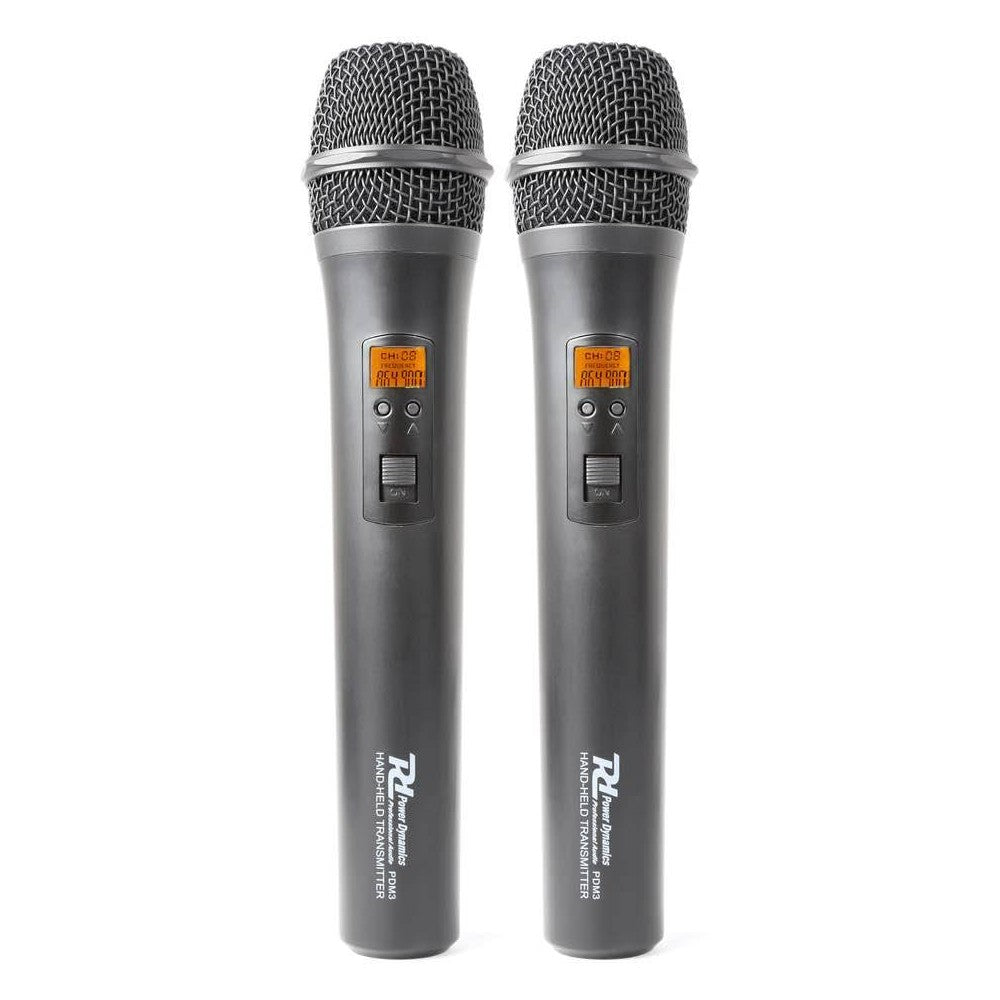 Power Dynamics PD782 Dual UHF Wireless Microphone