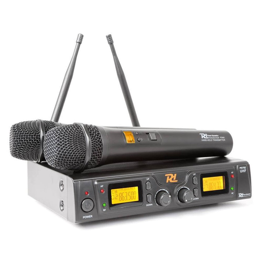 Power Dynamics PD782 Doppio Radiomicrofono UHF