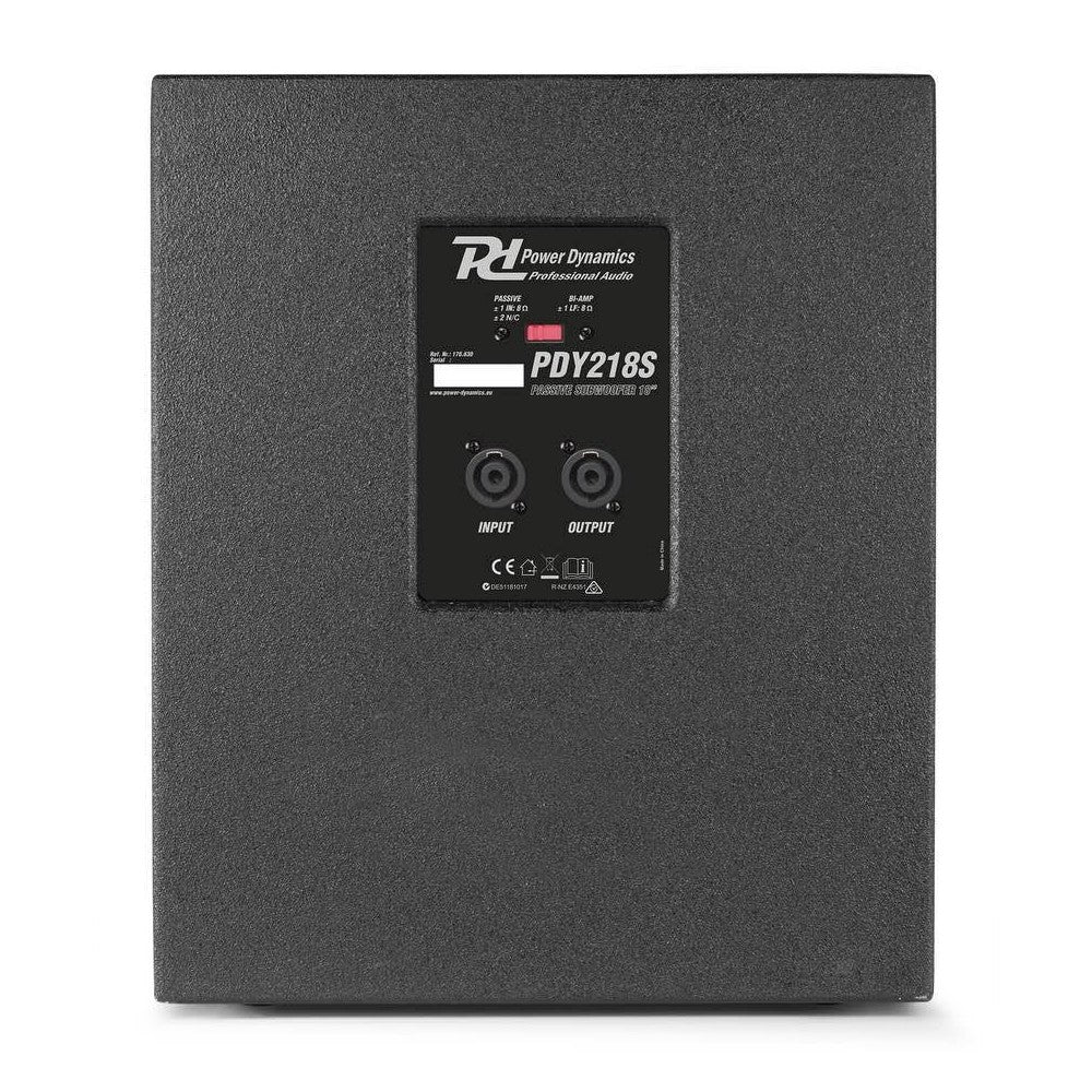 Power Dynamics PDY218S Passive Subwoofer 18" 1000W