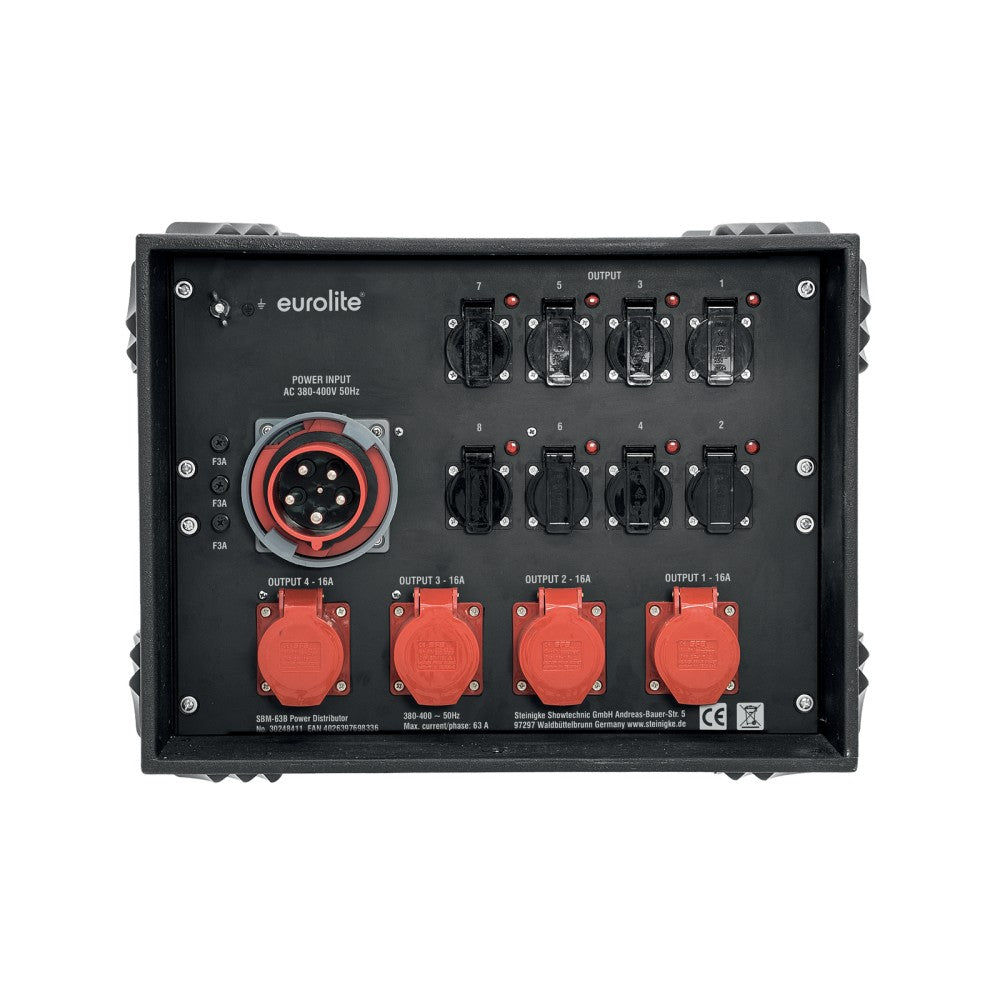 EUROLITE SBM-63B Distributore di Potenza