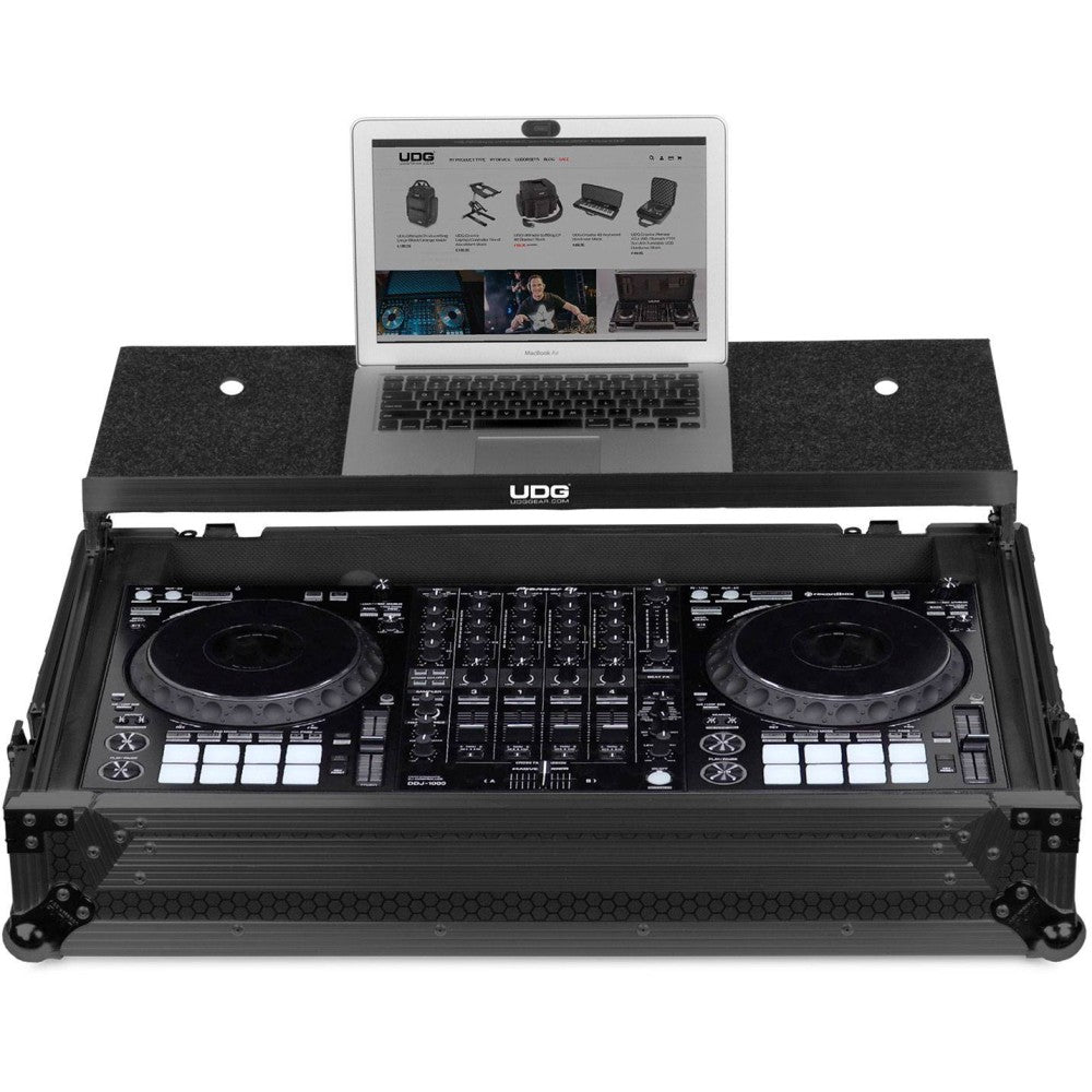 UDG U91055BL - FC PIONEER DDJ-1000 BLACK PLUS (LAPTOP SHELF + WHEELS)