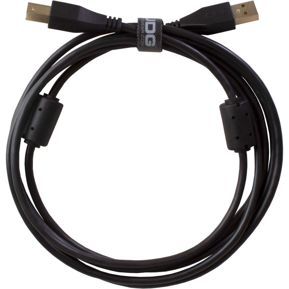 UDG GEAR U95003BL - ULTIMATE AUDIO CABLE USB 2.0 A-B BLACK STRAIGHT  3M